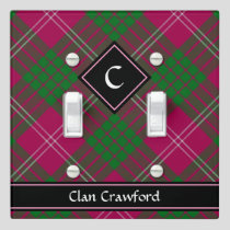 Clan Crawford Tartan Light Switch Cover
