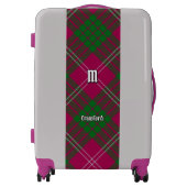 Clan Crawford Tartan Luggage (Front)
