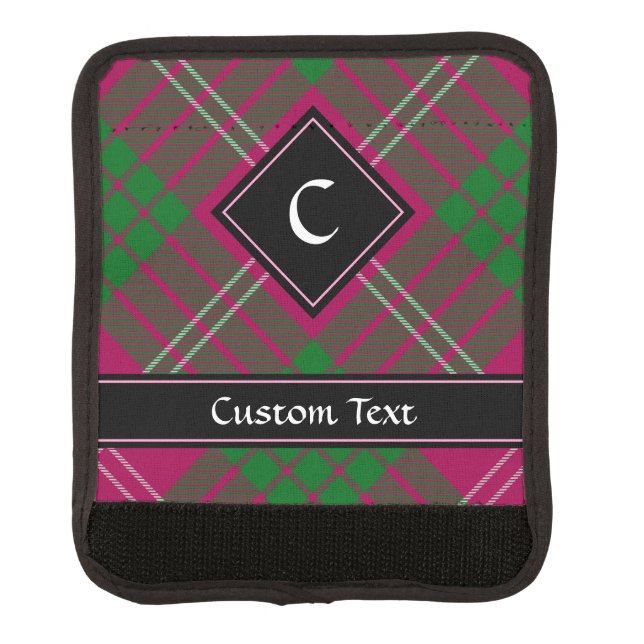 Clan Crawford Tartan Luggage Handle Wrap (Front)