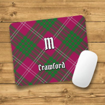 Clan Crawford Tartan Mouse Pad