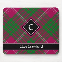Clan Crawford Tartan Mouse Pad