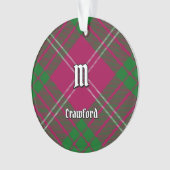 Clan Crawford Tartan Ornament (Front)