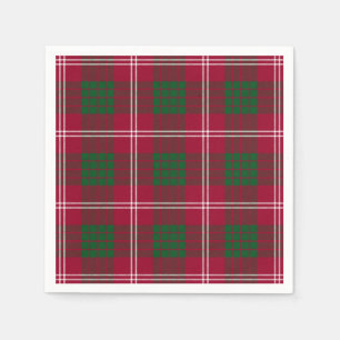 Clan Crawford Tartan Paper Napkins