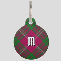 Clan Crawford Tartan Pet ID Tag