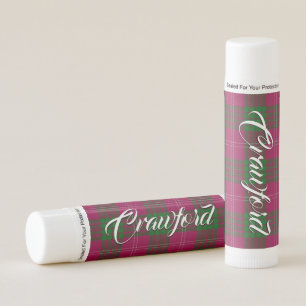 Clan Crawford Tartan Plaid Lip Balm