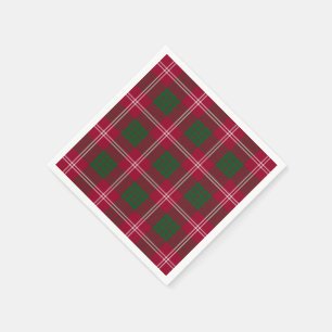 Clan Crawford Tartan Plaid Paper Napkins