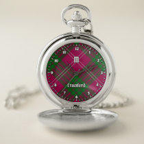 Clan Crawford Tartan Pocket Watch