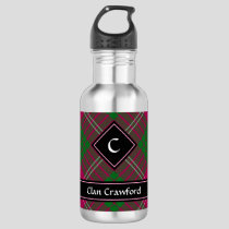 Clan Crawford Tartan Stainless Steel Water Bottle