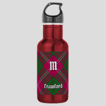 Clan Crawford Tartan Stainless Steel Water Bottle