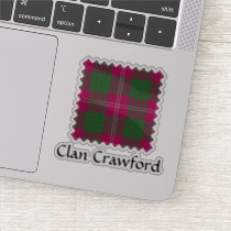 Clan Crawford Tartan Sticker