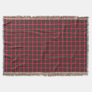 Clan Crawford Tartan Throw Blanket