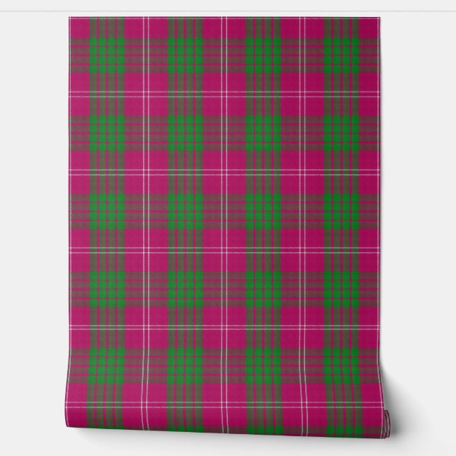 Clan Crawford Tartan Wallpaper (Unrolling)