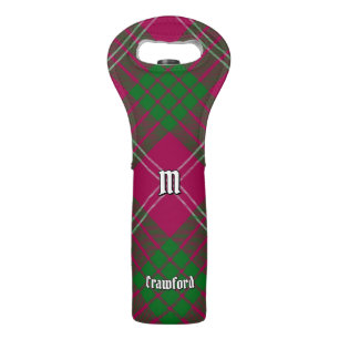 Clan Crawford Tartan Wine Bag