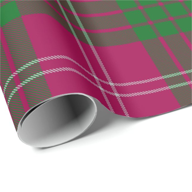 Clan Crawford Tartan Wrapping Paper (Roll Corner)
