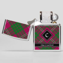 Clan Crawford Tartan Zippo Lighter