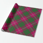 Clan Crawford Wrapping Paper (Unrolled)