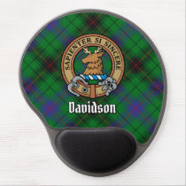 Clan Crest over Tartan Gel Mouse Pad