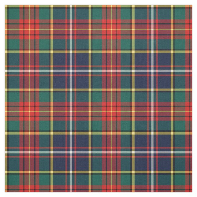 Clan Crozier Tartan Fabric (Swatch)