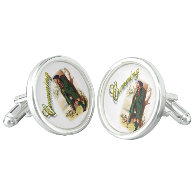 Clan Cumming Scottish Dream Cufflinks (Angled)