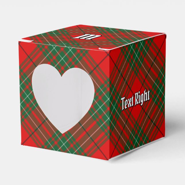 Clan Cumming Tartan Favor Boxes (Front Side)