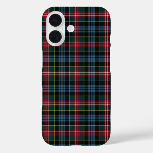 Clan Cumming Tartan Red, Blue, and Green Plaid iPhone 16 Case
