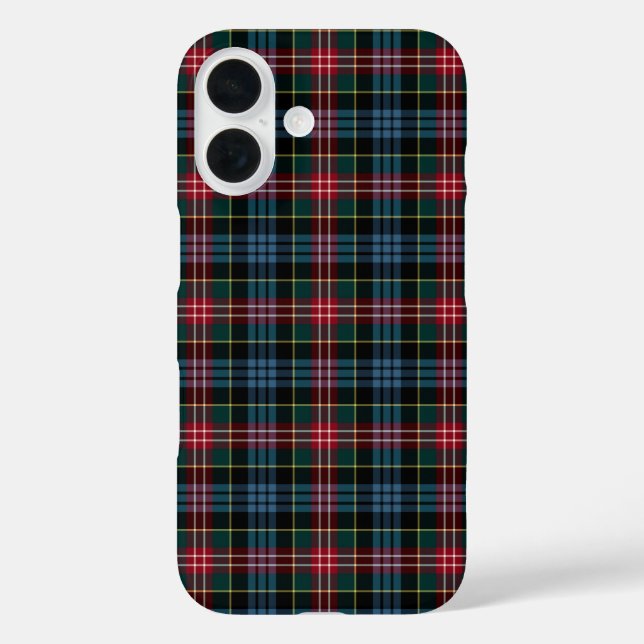 Clan Cumming Tartan Red, Blue, and Green Plaid Case-Mate iPhone Case (Back)
