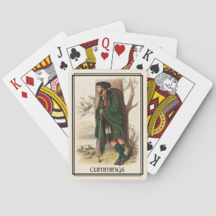 Clan Cummings Classic Scotland Poker Cards