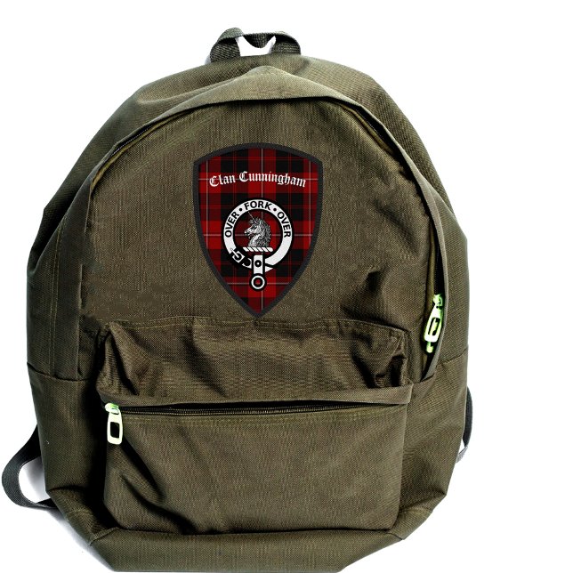 Clan Cunningham Crest Badge & Tartan Iron On Patch (Creator Uploaded)