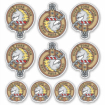 Clan Cunningham Crest Sticker Set