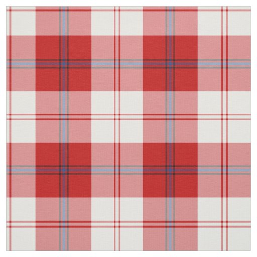 Clan Cunningham Dress Tartan Red Plaid Fabric