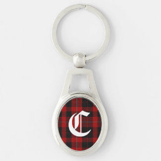 Clan Cunningham Plaid Monogram Key Chain