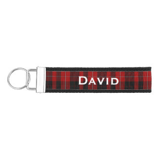 Clan Cunningham Plaid Wrist Key Chain