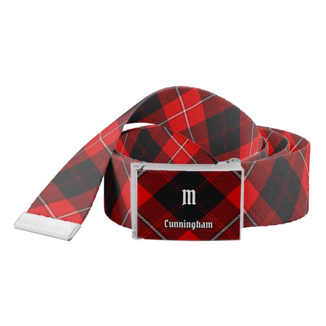 Clan Cunningham Tartan Belt (Snake)