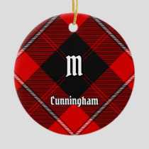 Clan Cunningham Tartan Ceramic Ornament