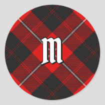 Clan Cunningham Tartan Classic Round Sticker