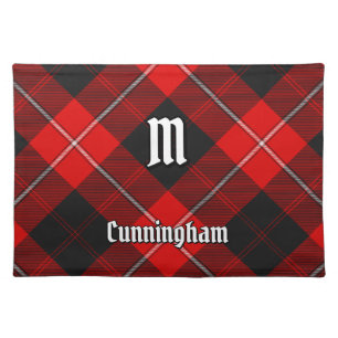 Clan Cunningham Tartan Cloth Placemat