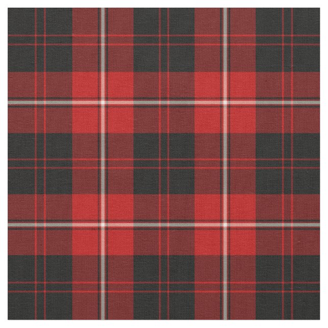 Clan Cunningham Tartan Fabric (Close Up)