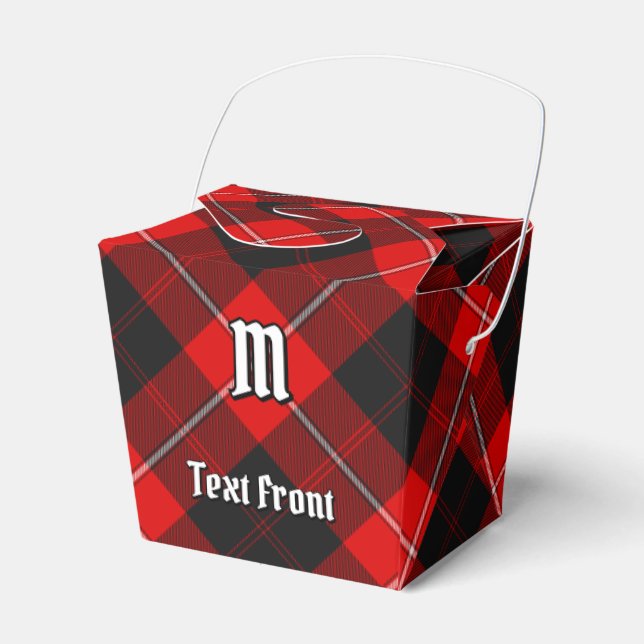 Clan Cunningham Tartan Favor Boxes (Front Side)