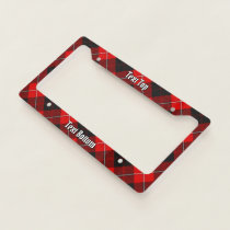 Clan Cunningham Tartan License Plate Frame