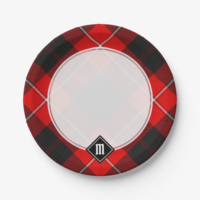 Clan Cunningham Tartan Paper Plates (Front)