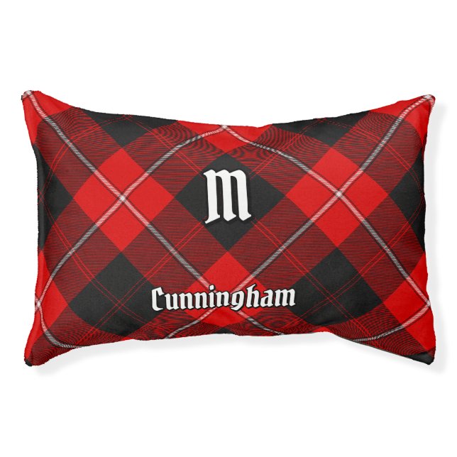 Clan Cunningham Tartan Pet Bed (Front)