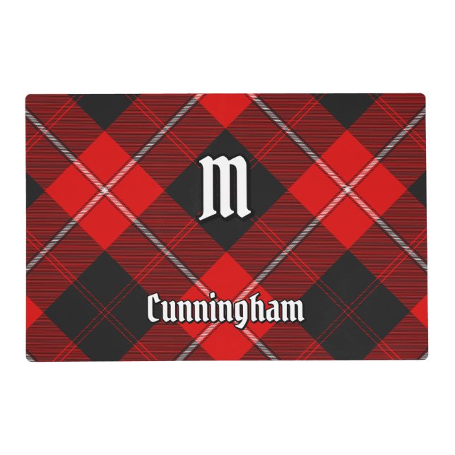 Clan Cunningham Tartan Placemat (Front)