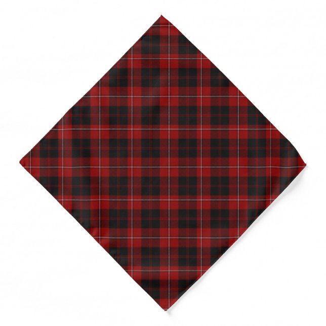 Clan Cunningham Tartan Plaid   Bandana (Front)