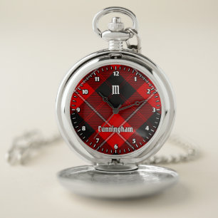 Clan Cunningham Tartan Pocket Watch
