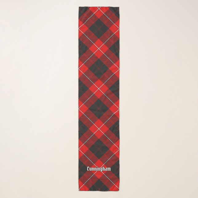 Clan Cunningham Tartan Scarf (Front)
