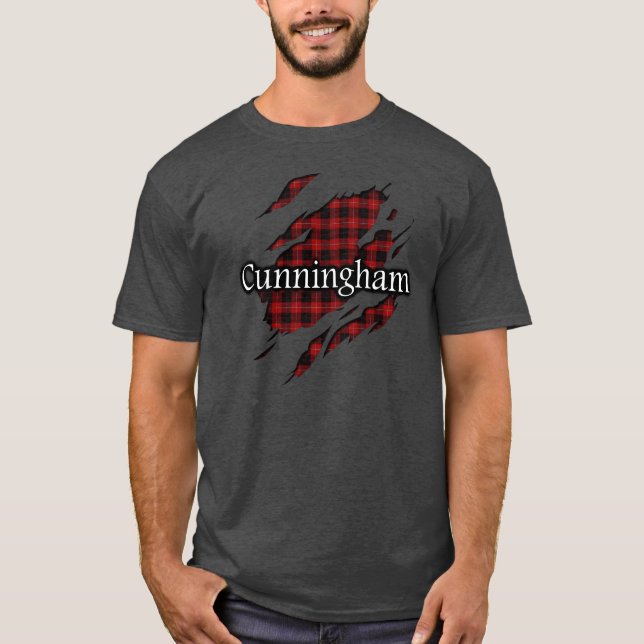Clan Cunningham Tartan Spirit Shirt (Front)