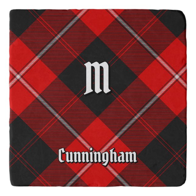 Clan Cunningham Tartan Trivet (Front)