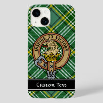 Clan Currie Lion Crest over Tartan Case-Mate iPhone 14 Case