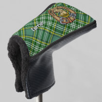 Clan Currie Lion Crest over Tartan Golf Head Cover