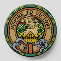 Clan Currie Lion Crest over Tartan PopSocket